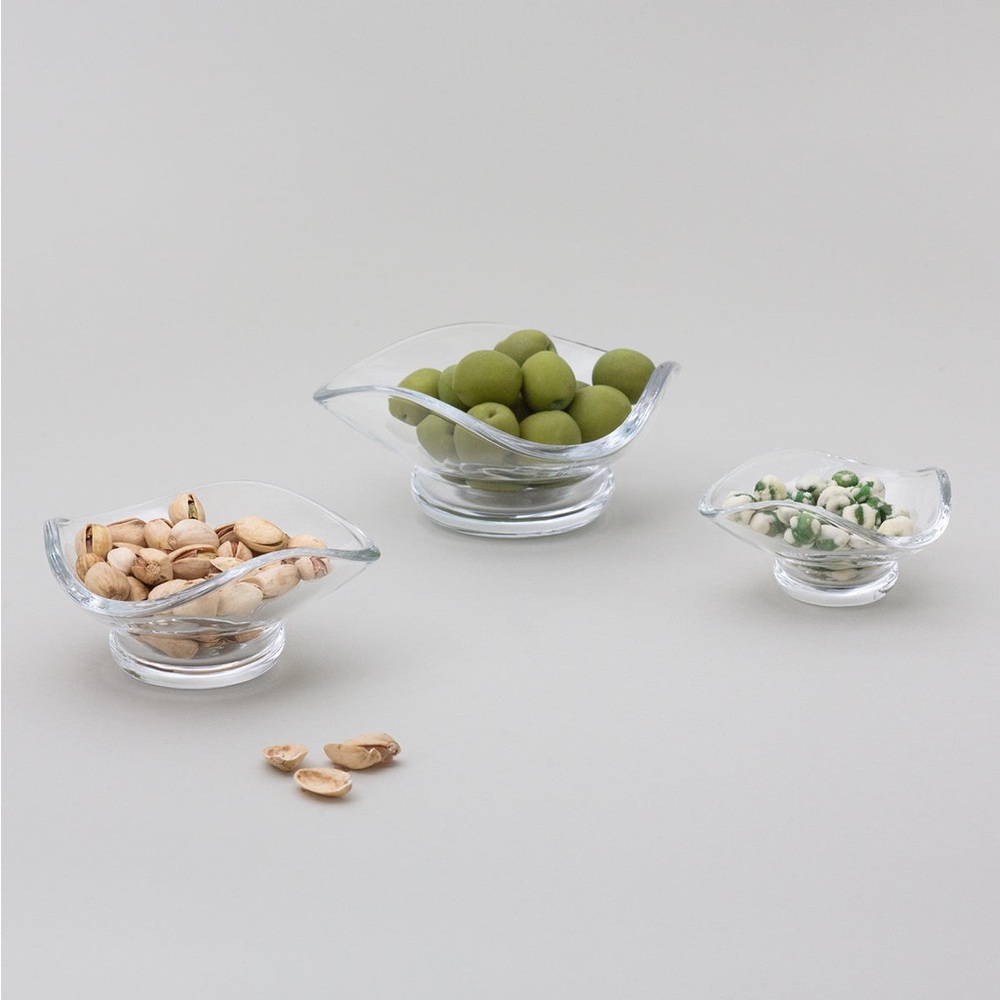 NEW SIN Urch Glass Decorative Glass Bowls (set of 3)